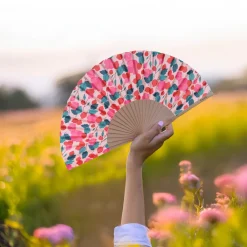 Abanico “Amapolas