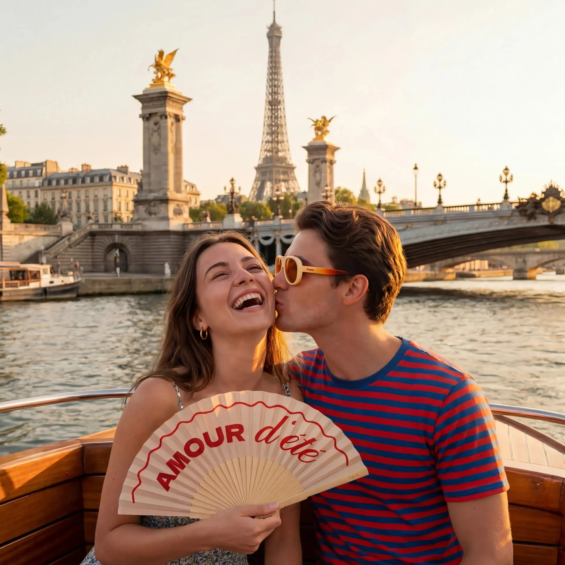 Abanico "Amour d'eté"