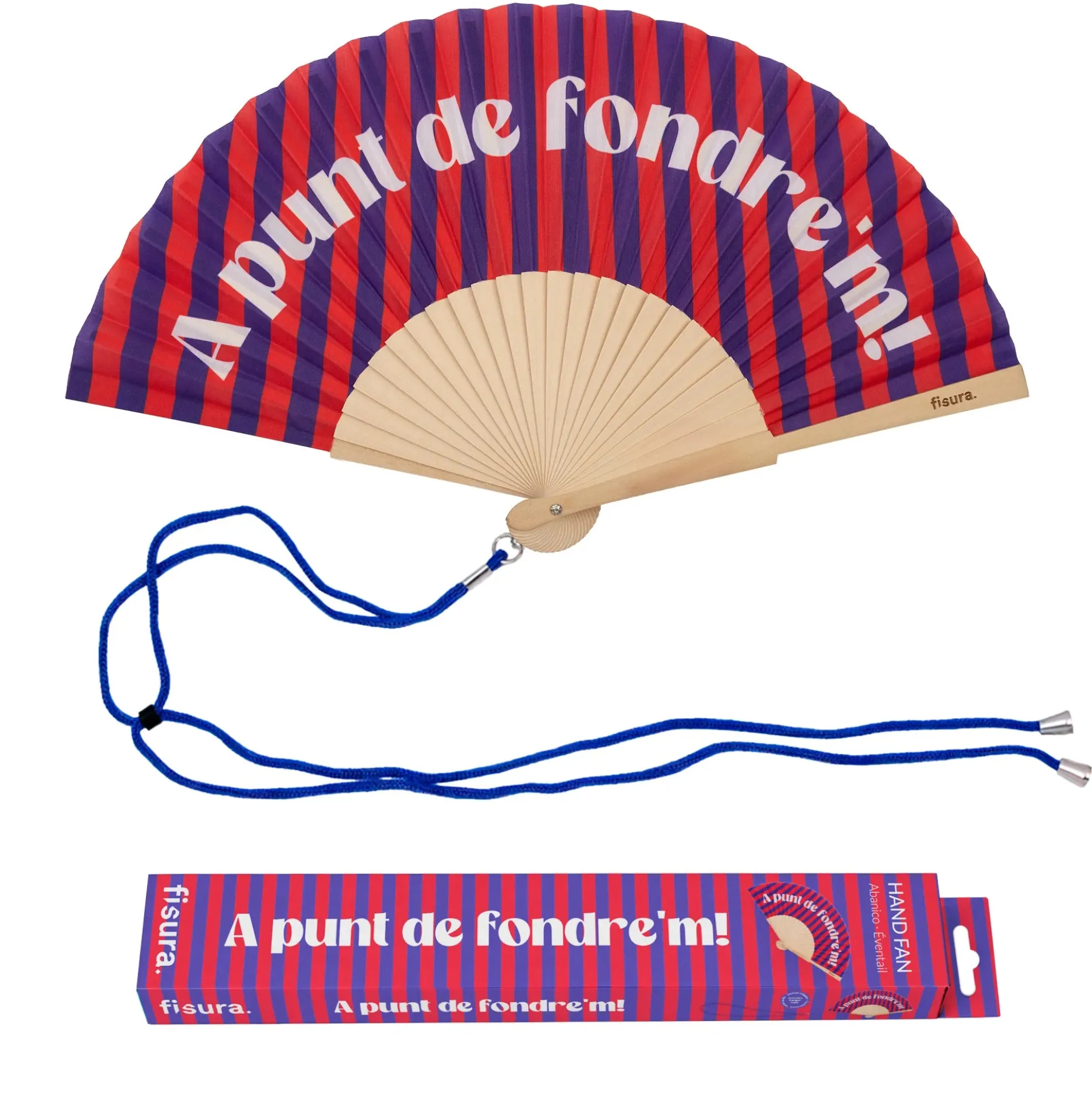 Abanico “A punt de fondre’m”