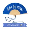 Abanico "Dolce far niente" azul