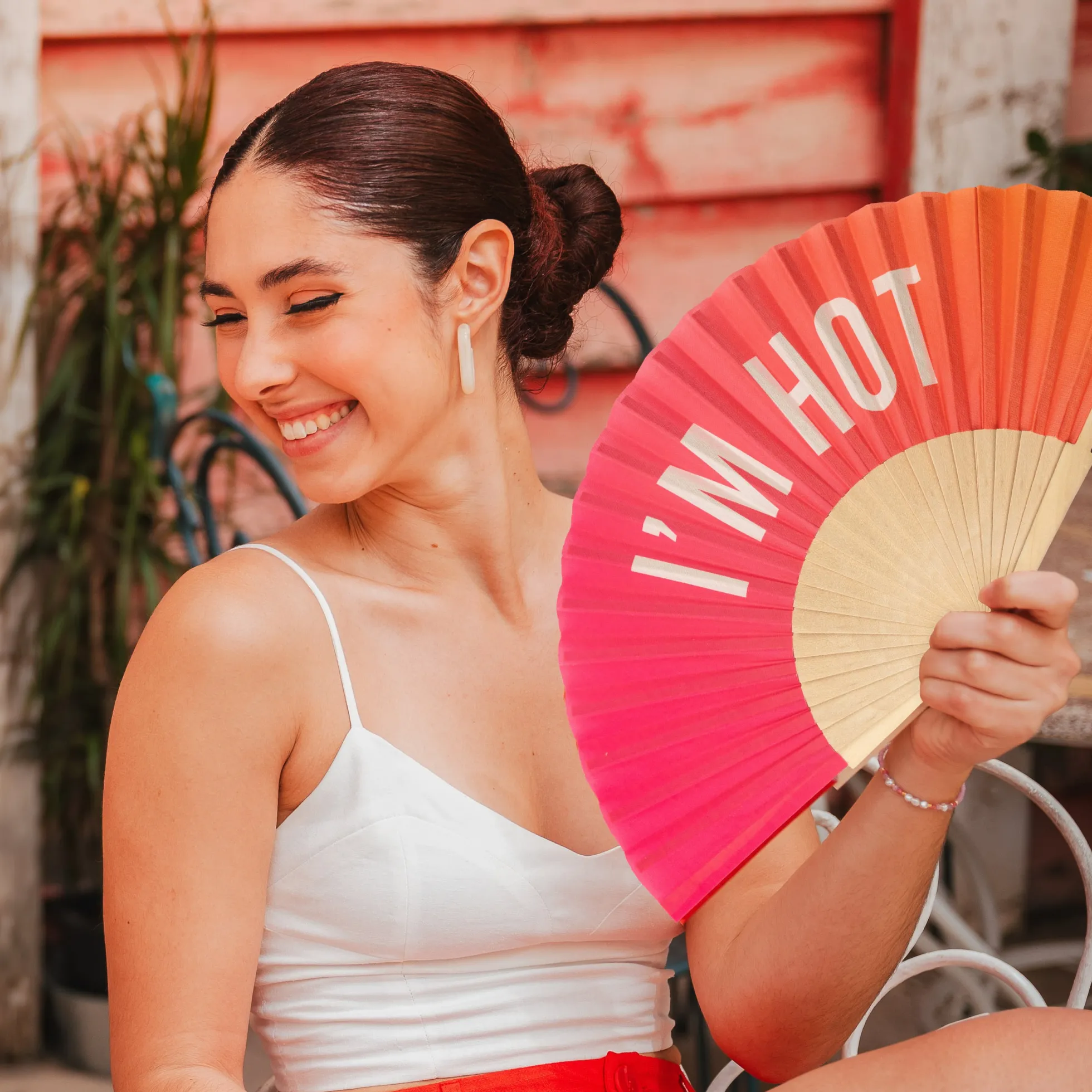 Abanico "I'm hot" degradado