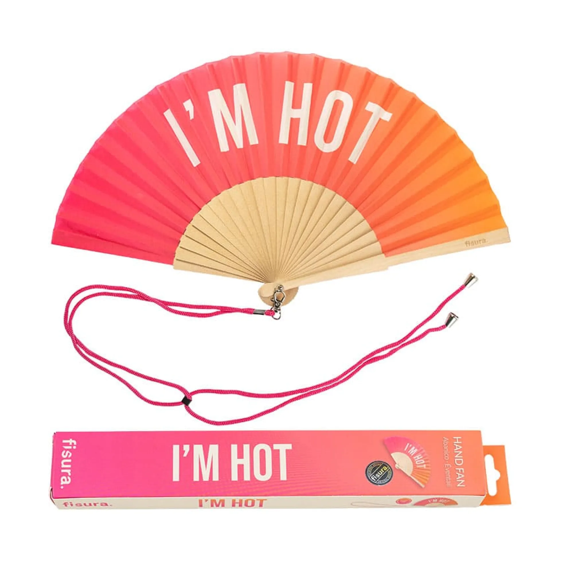 Abanico "I'm hot" degradado