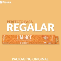 Abanico “I’m hot” purpurina