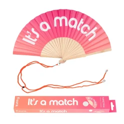 Abanico “It’s a match” degradado rosa