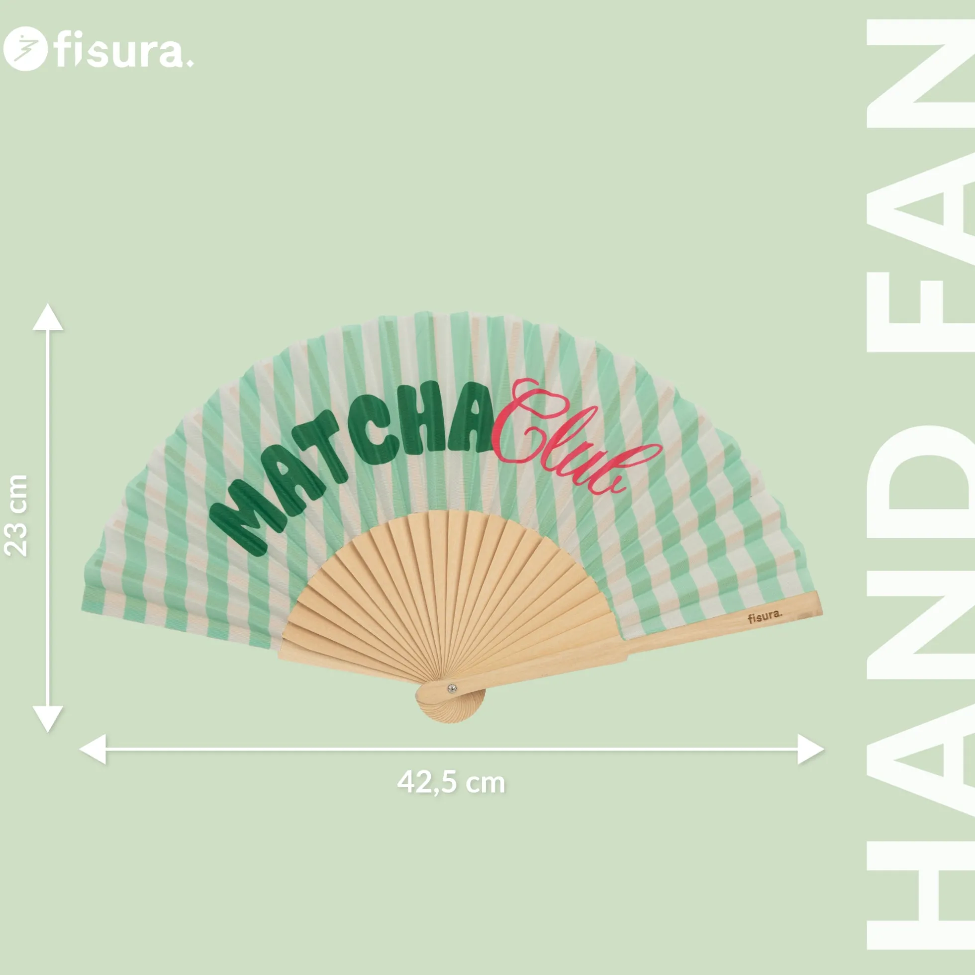 Abanico “Matcha club”