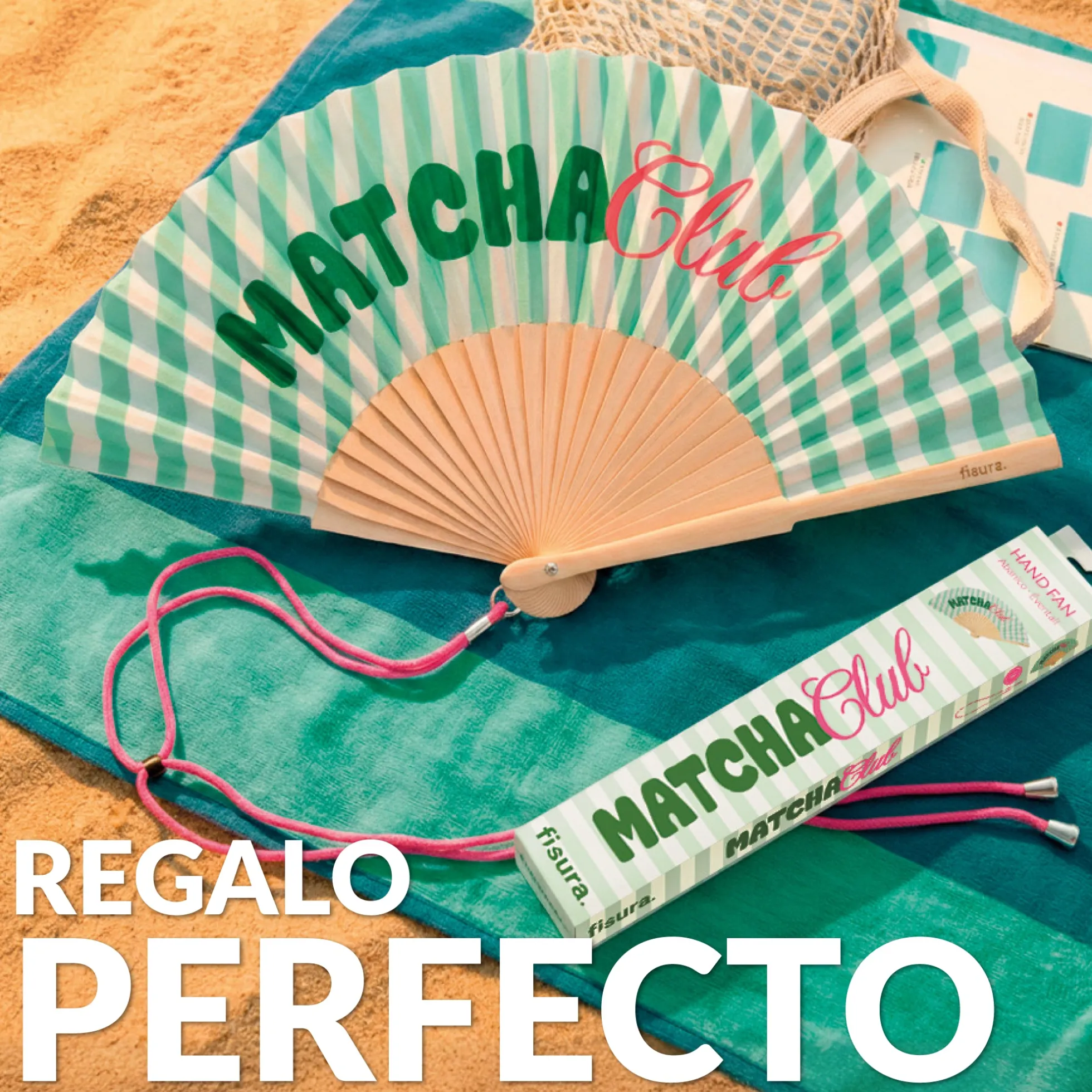 Abanico “Matcha club”