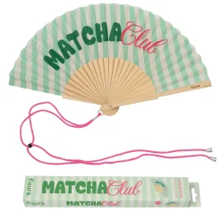 Abanico “Matcha club”