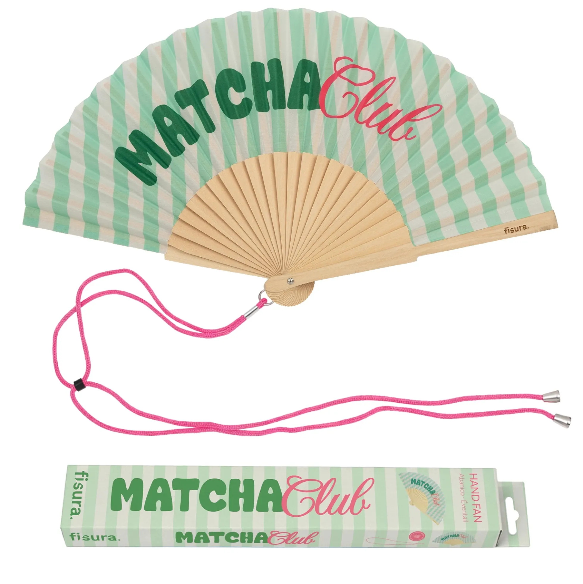 Abanico “Matcha club”