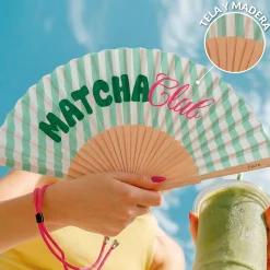 Abanico “Matcha club”