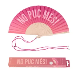 Abanico “no puc més!” degradado rosa