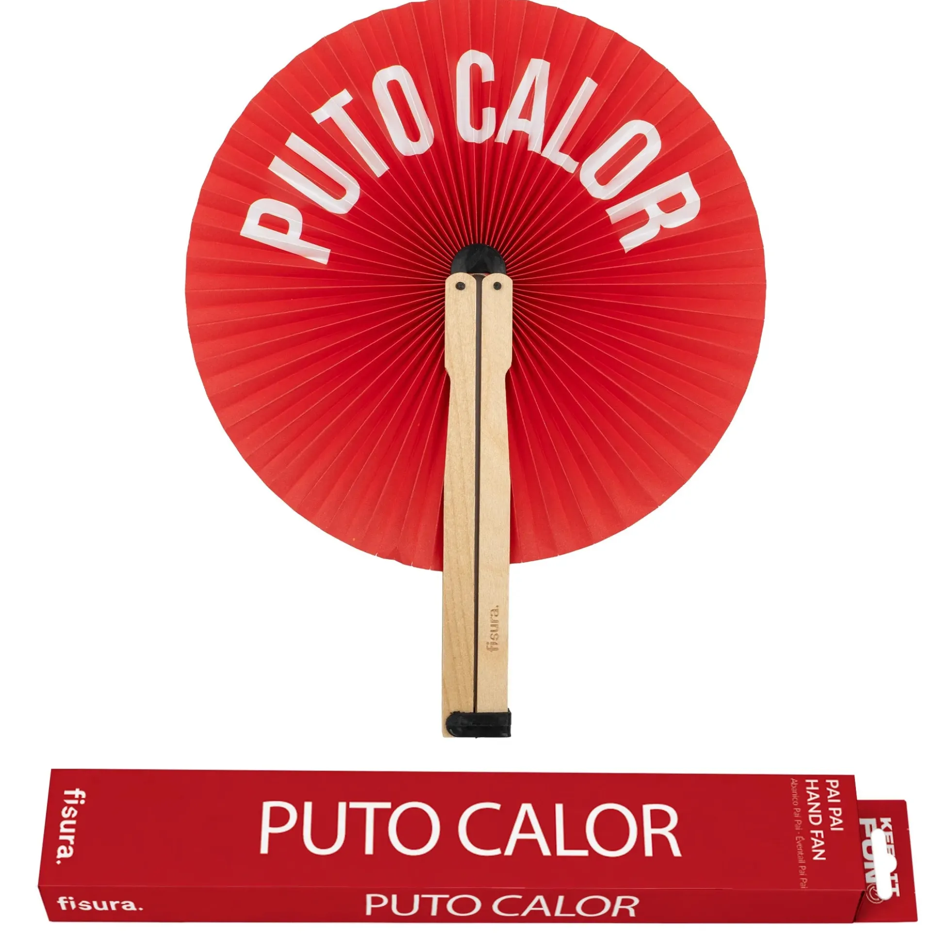 Abanico pai pai “Puto calor”
