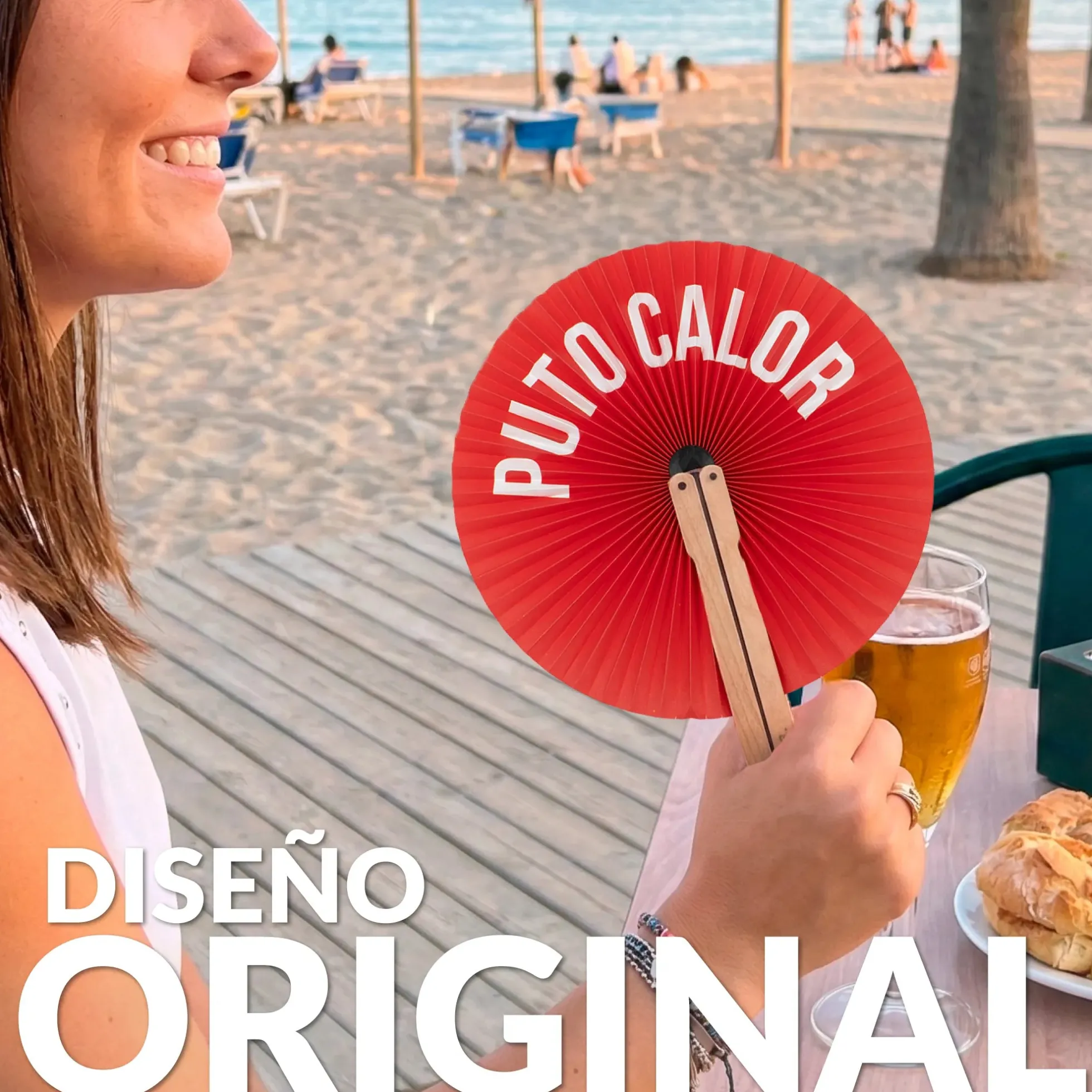 Abanico pai pai “Puto calor”