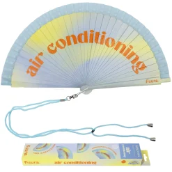 Abanico pintado “Air conditioning”
