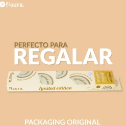 Abanico pintado “Limited edition” purpurina dorada
