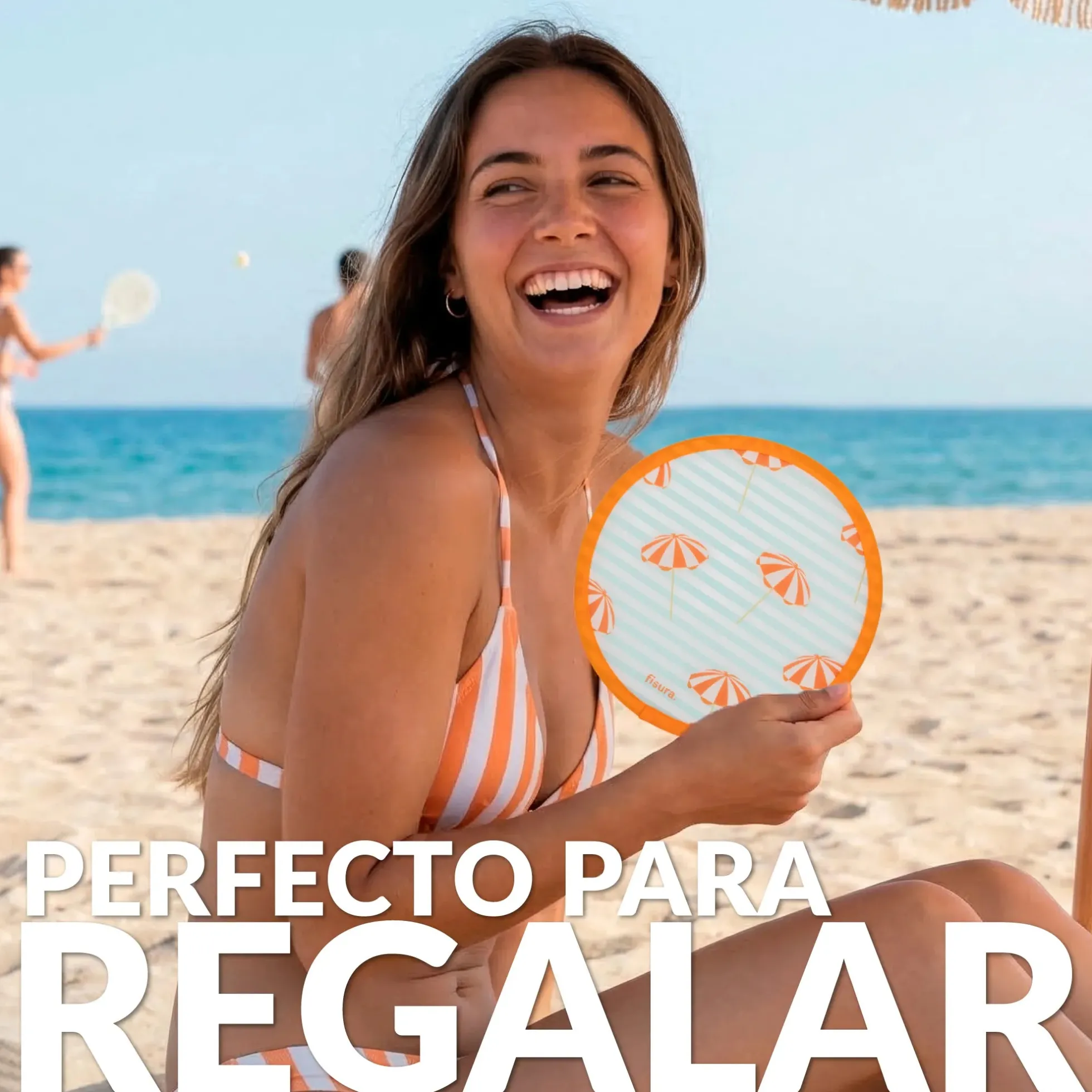 Abanico plegable “Sombrillas”