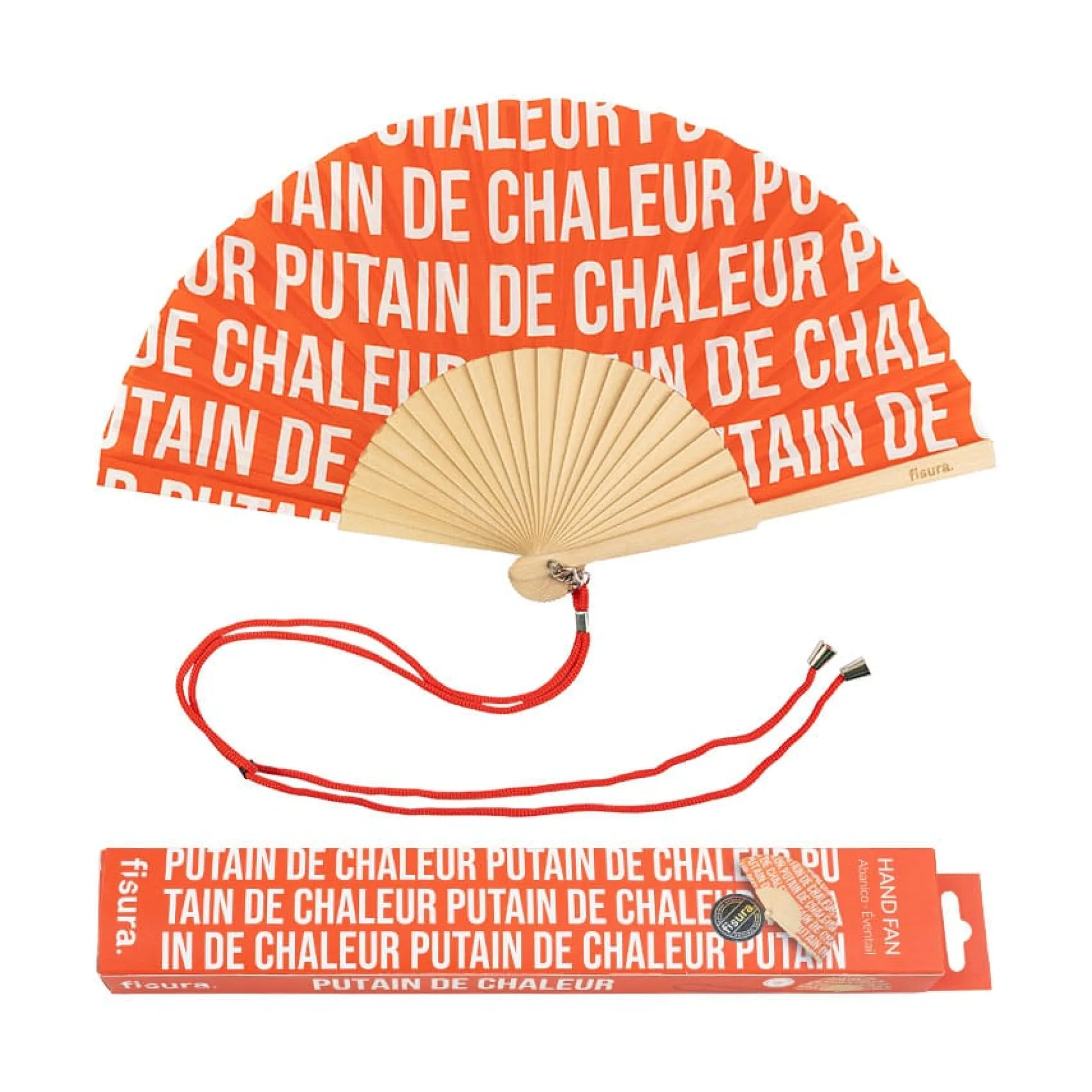 Abanico"Putain de chaleur" patrón