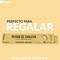 Abanico “Putain de chaleur” purpurina