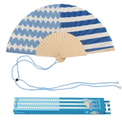 Abanico “Simétrico” azul