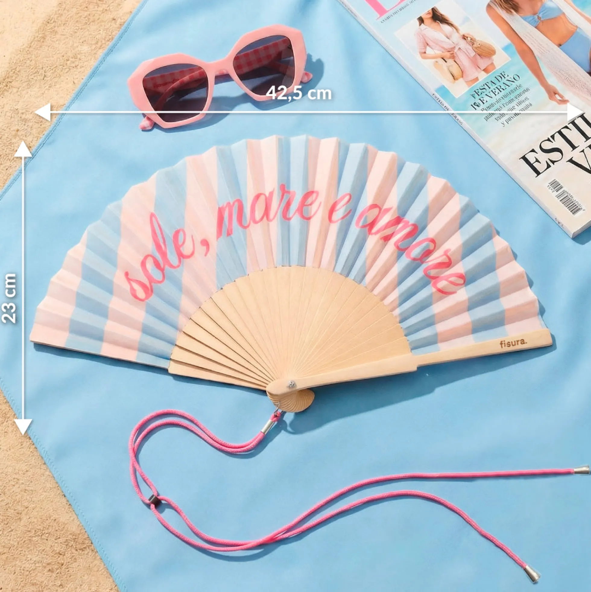 Abanico "Sole, mare e amore"