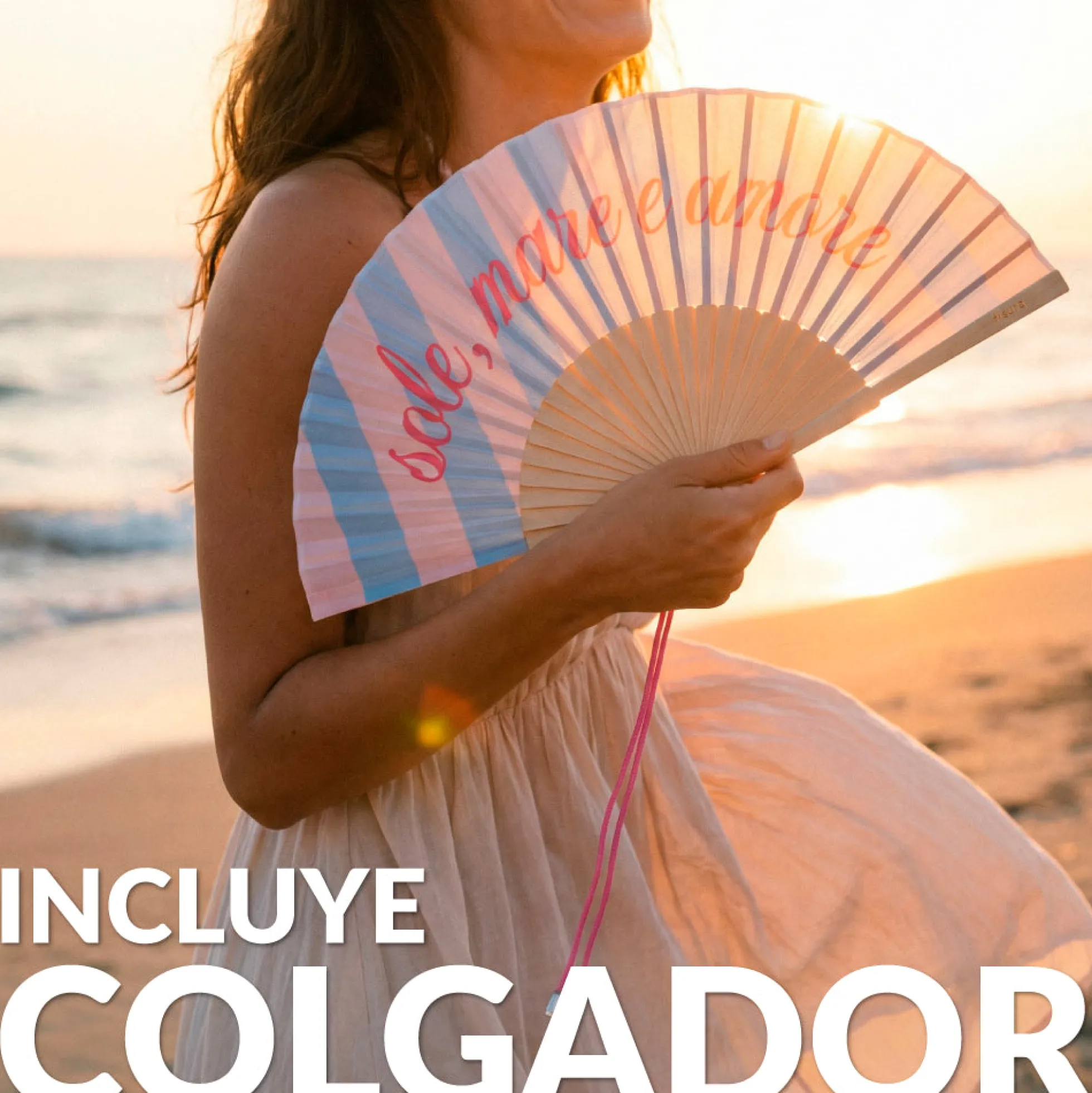 Abanico "Sole, mare e amore"