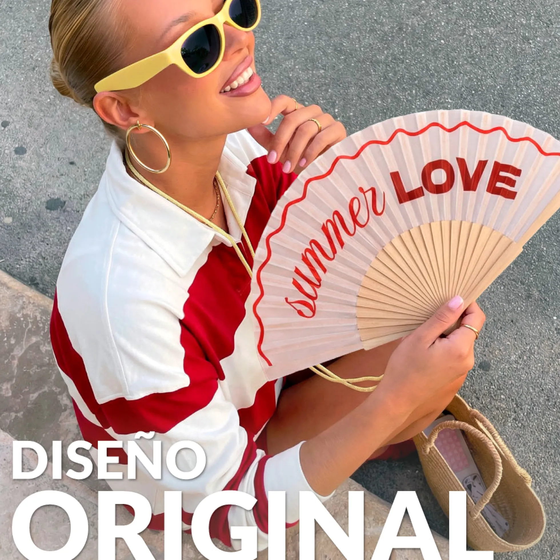 Abanico "Summer love"