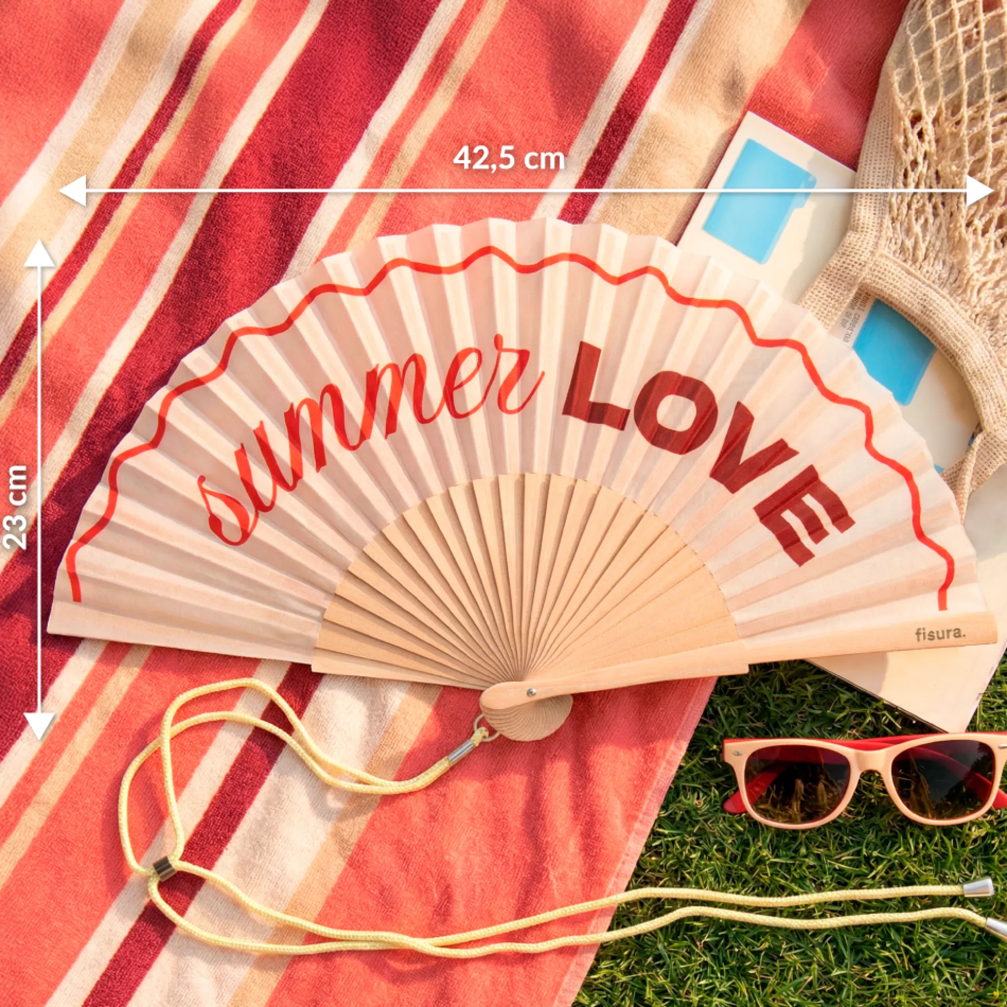 Abanico "Summer love"