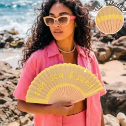 Abanico "Sun, sea & sand"