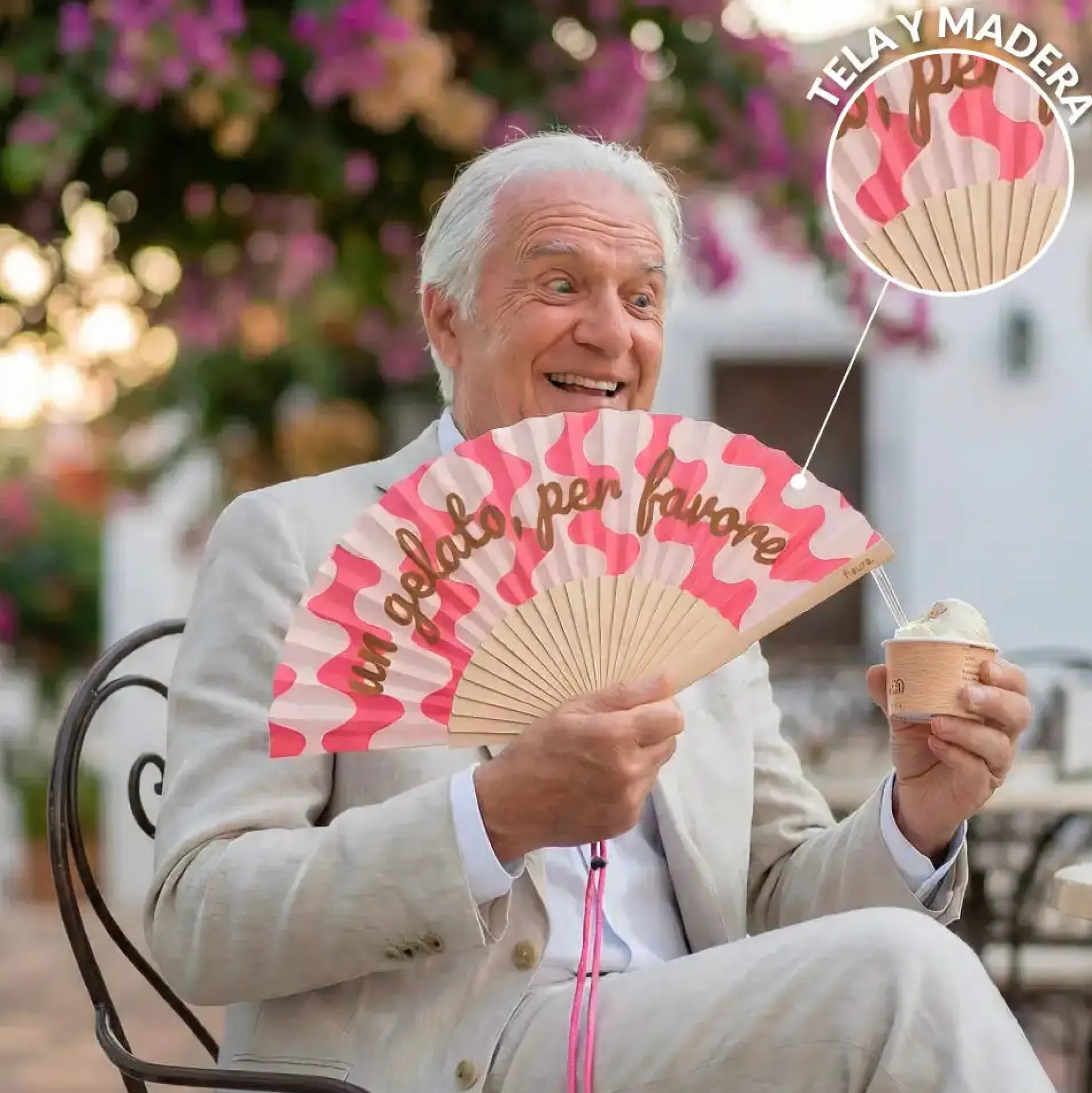 Abanico "Un gelato, per favore"