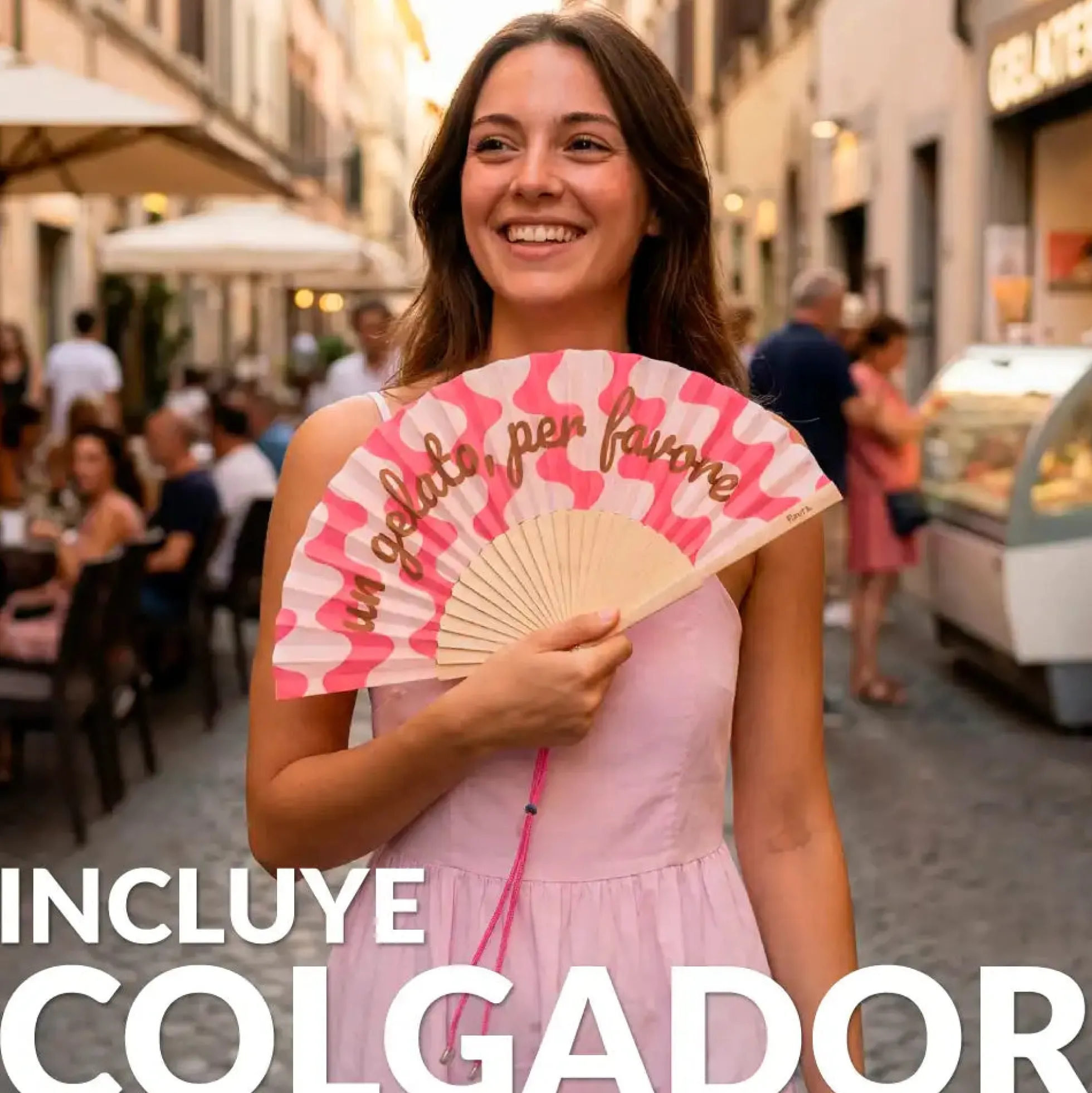 Abanico "Un gelato, per favore"