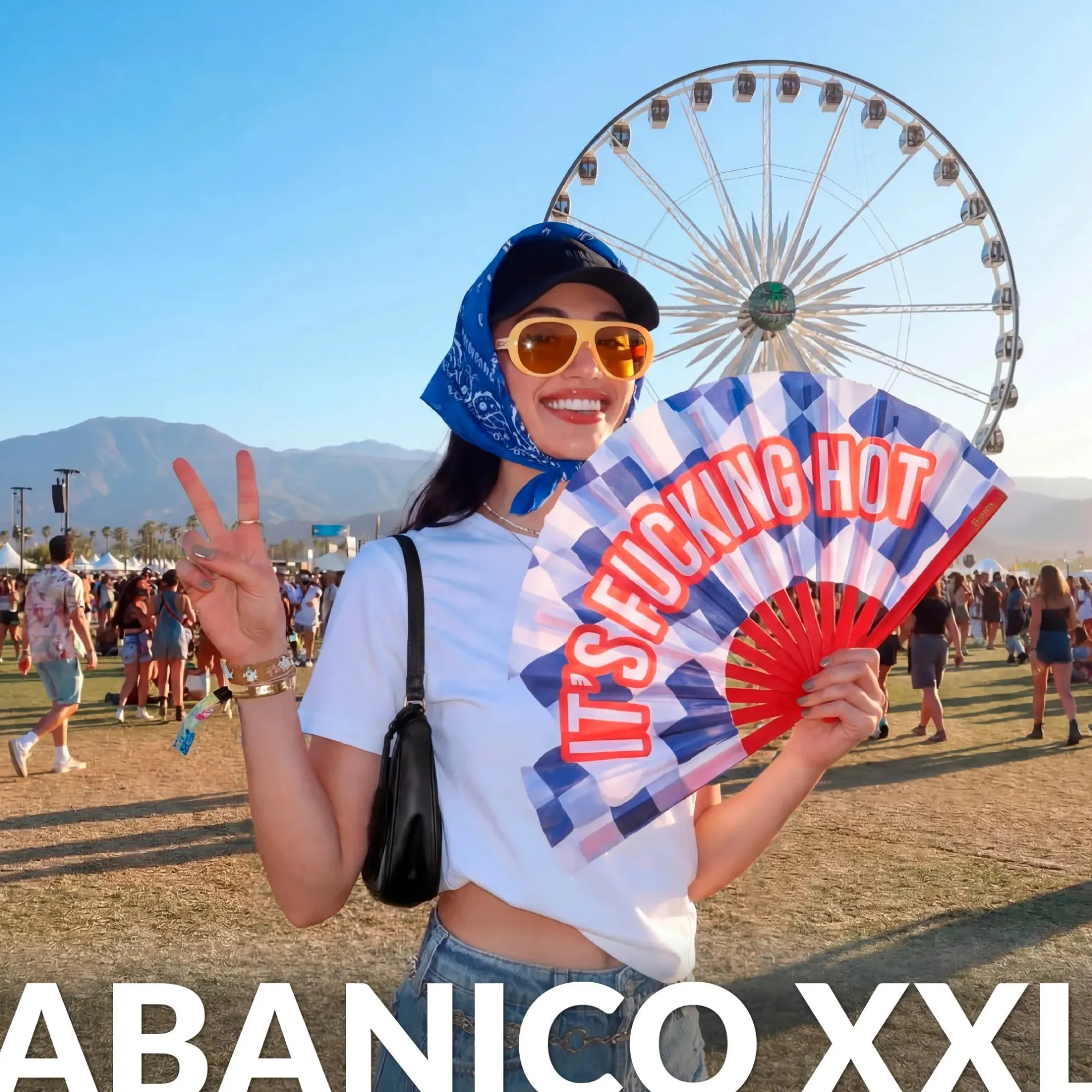 Abanico xxl "It’s fucking hot”