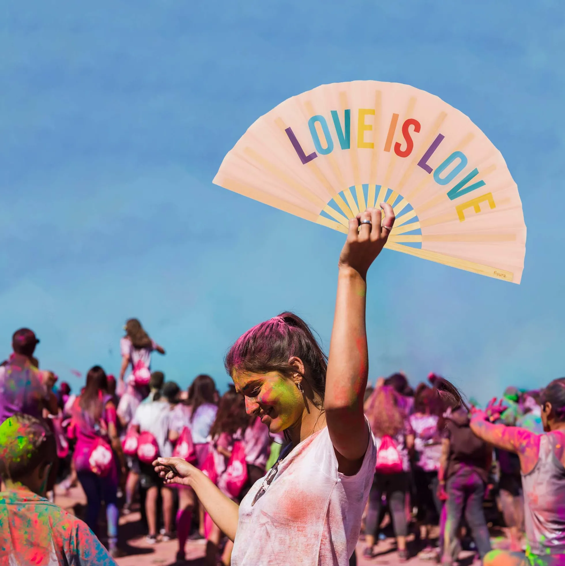 Abanico xxl “Love is love"