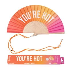 Abanico “You’re hot” degradado rosa
