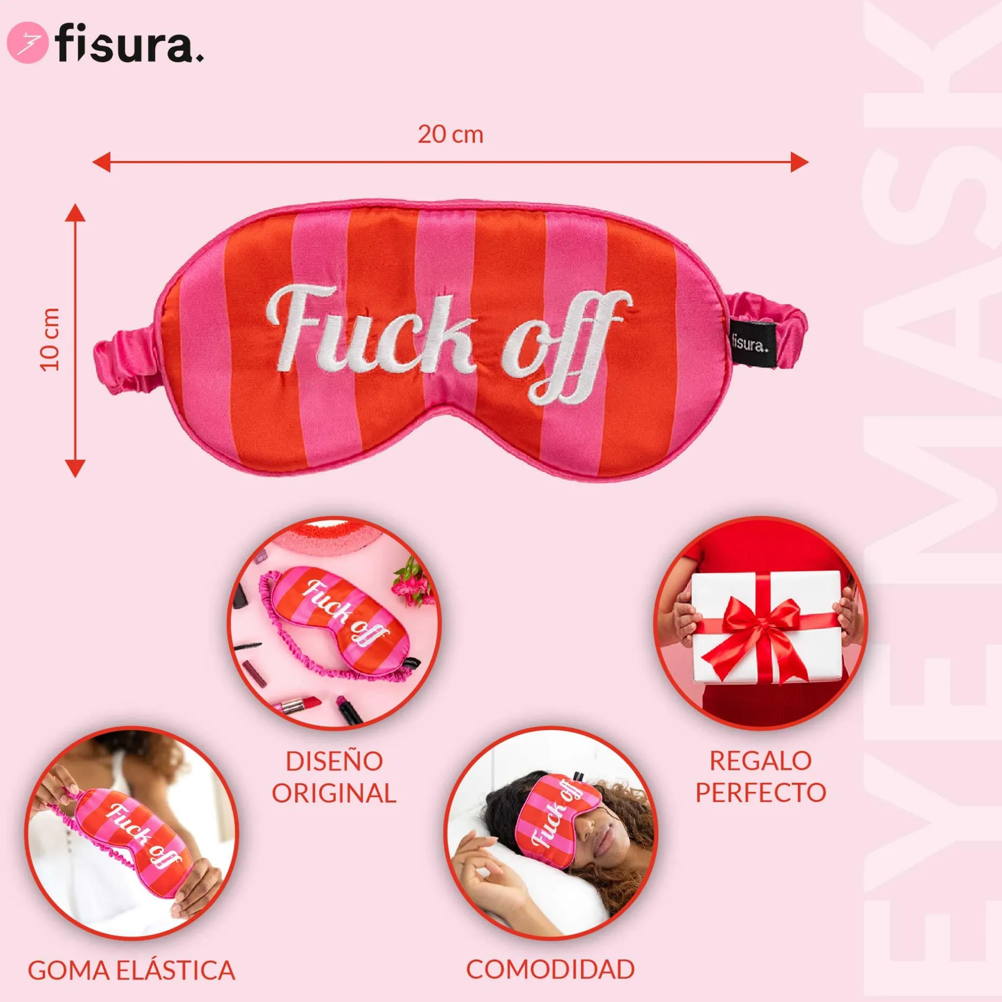 Antifaz "Fuck off"