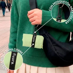 Bolsa compra plegable aceitunas