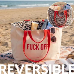 Bolsa de playa “Fuck off”