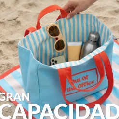 Bolsa de playa “Out of the office”