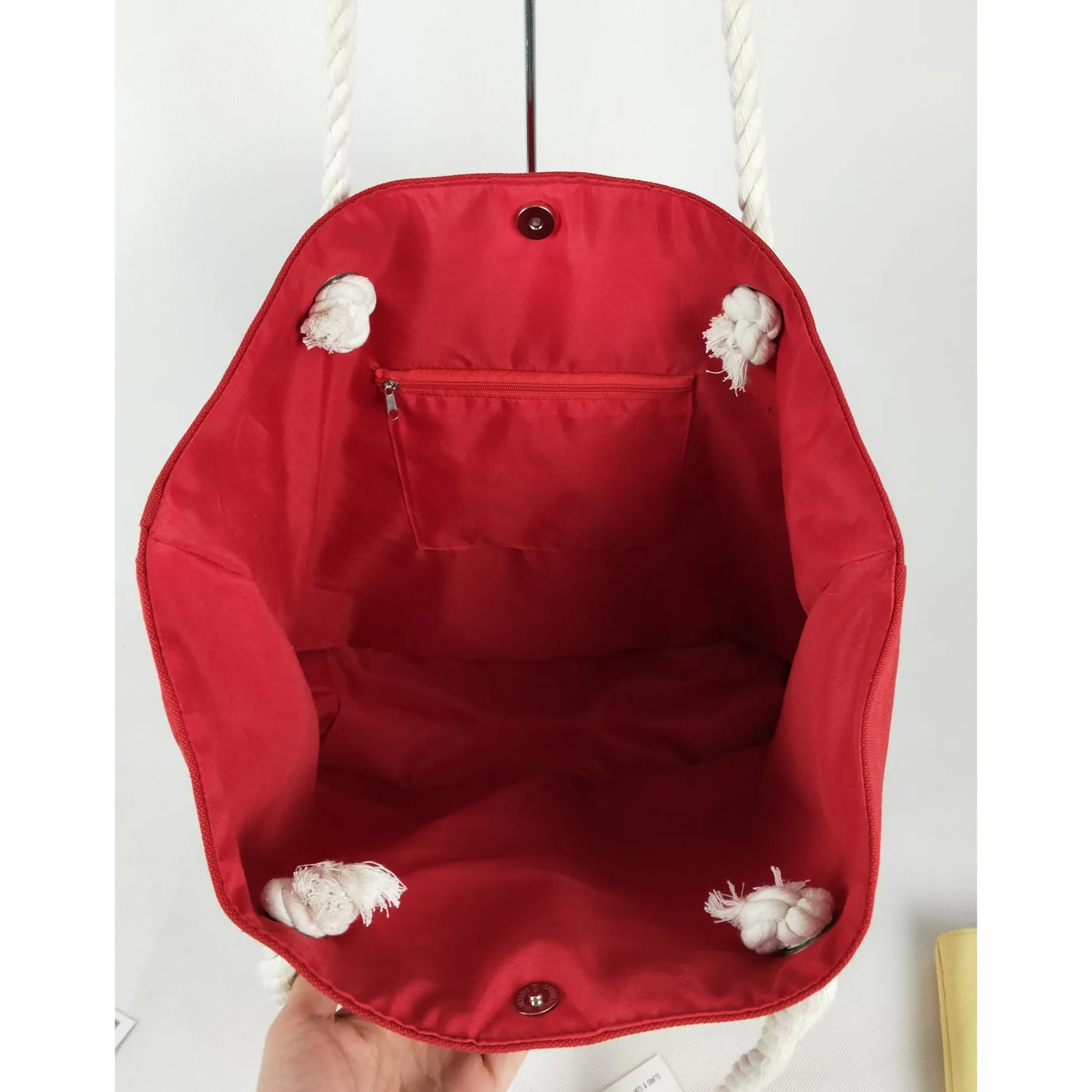 Bolso de playa "Love" Rojo