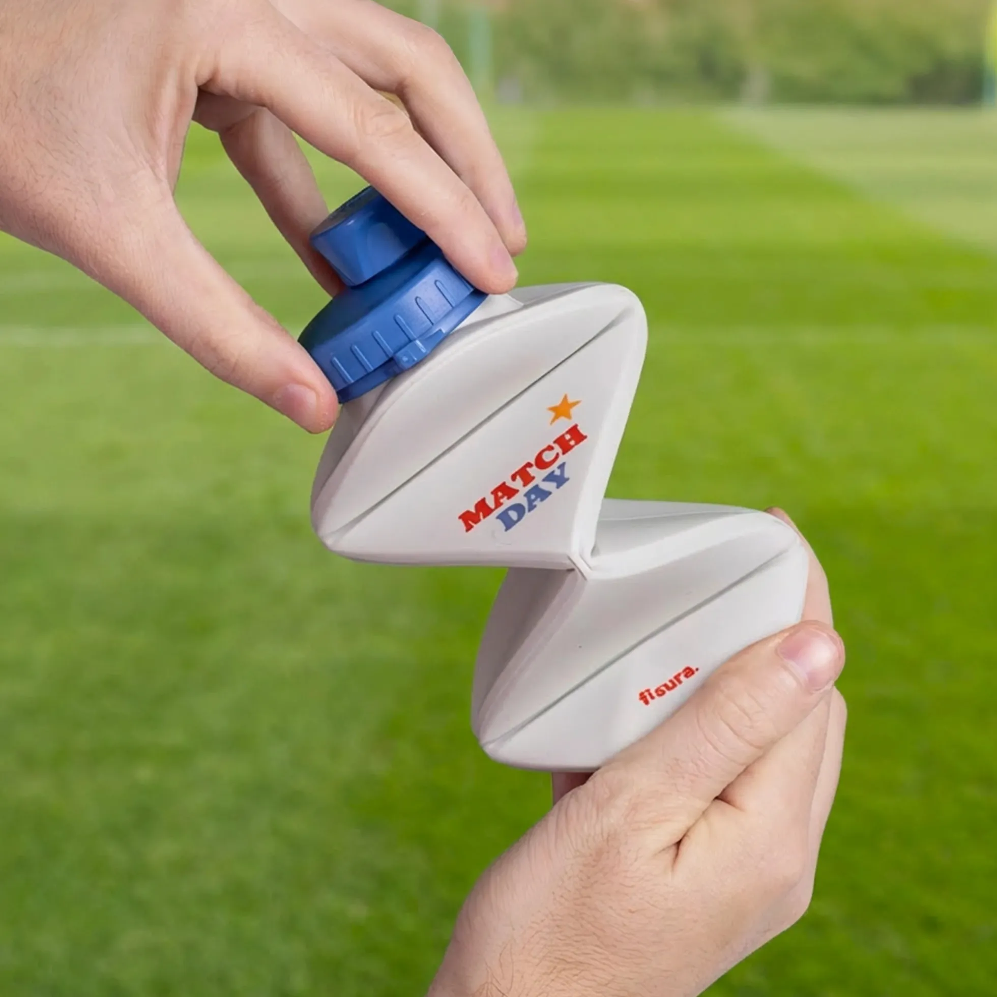 Botella plegable "Match day"