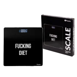 Báscula de baño “fucking diet”