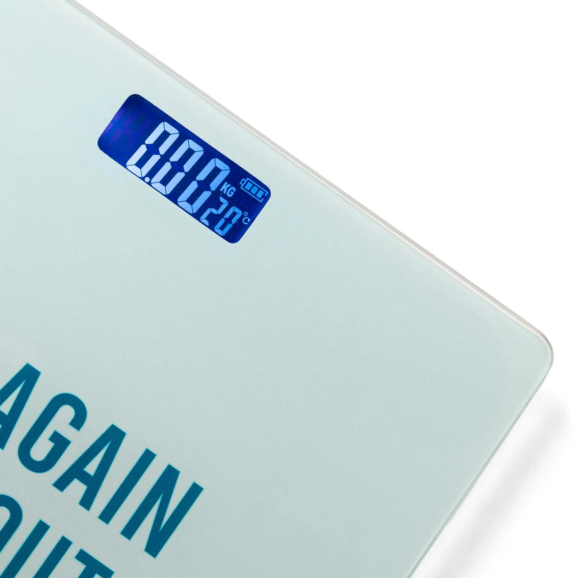 Báscula de baño “try again”