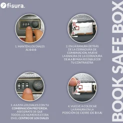 Caja fuerte libro “Secret diary”