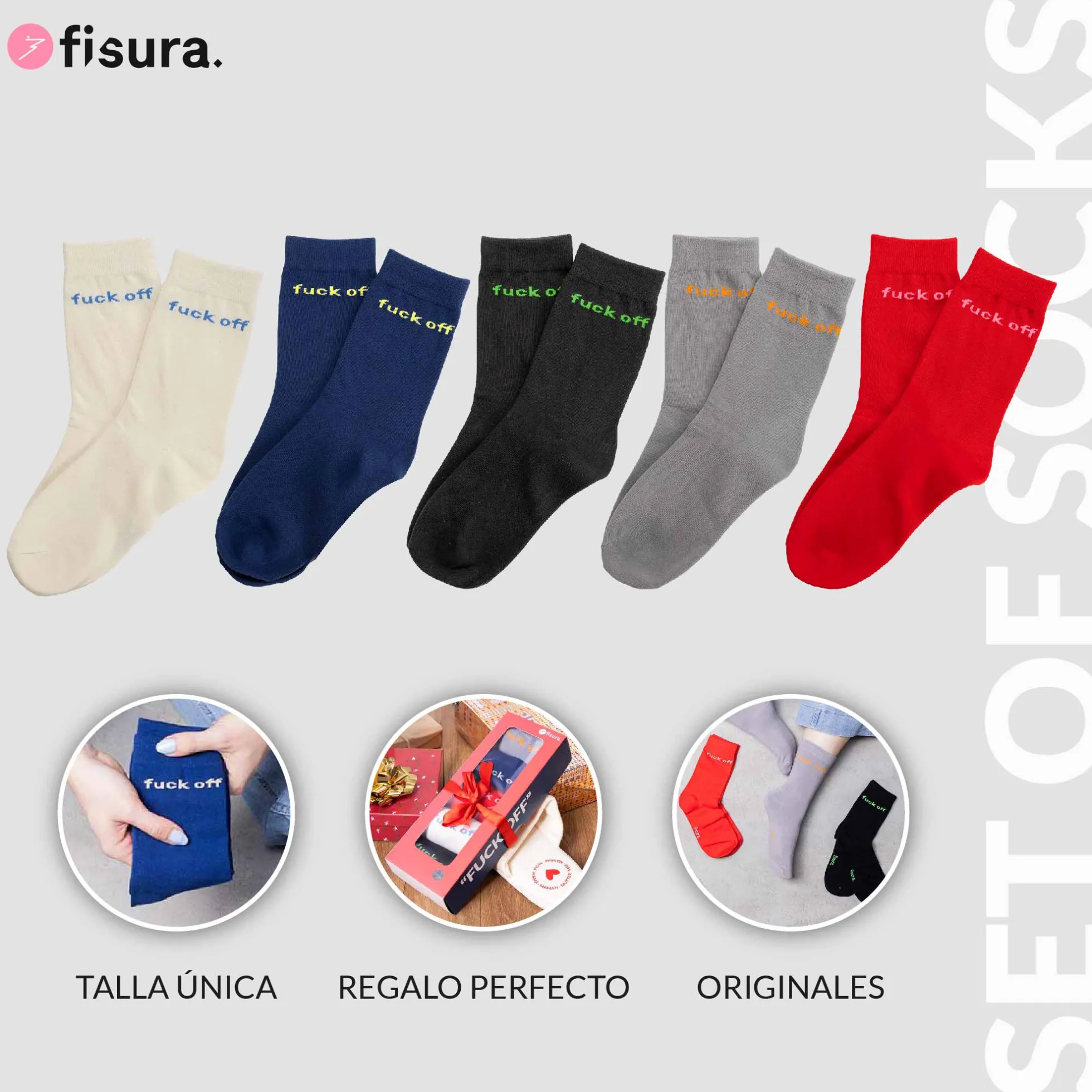 Calcetines originales “Fuck off"