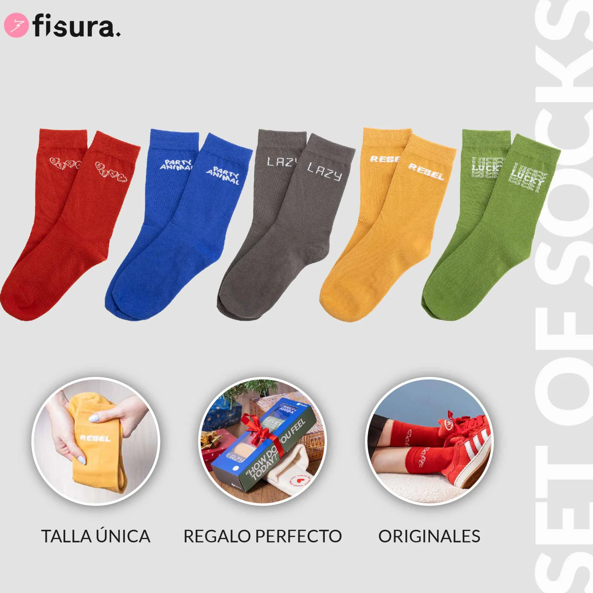 Calcetines originales “How do you feel today?"