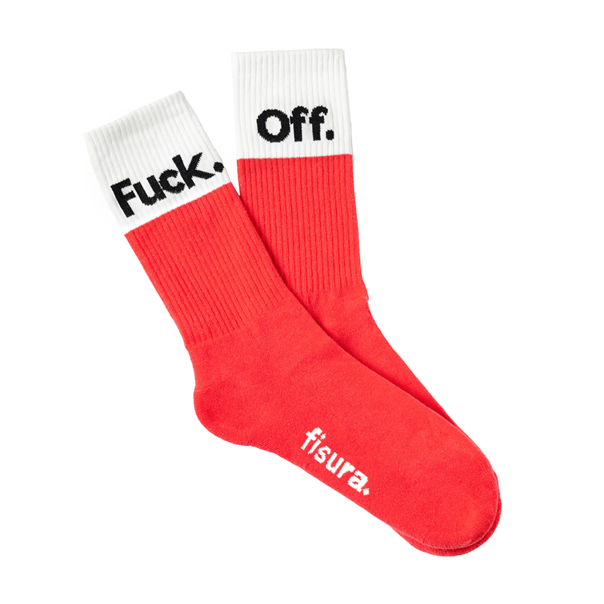 Calcetines Unisex "Fuck off" viva magenta