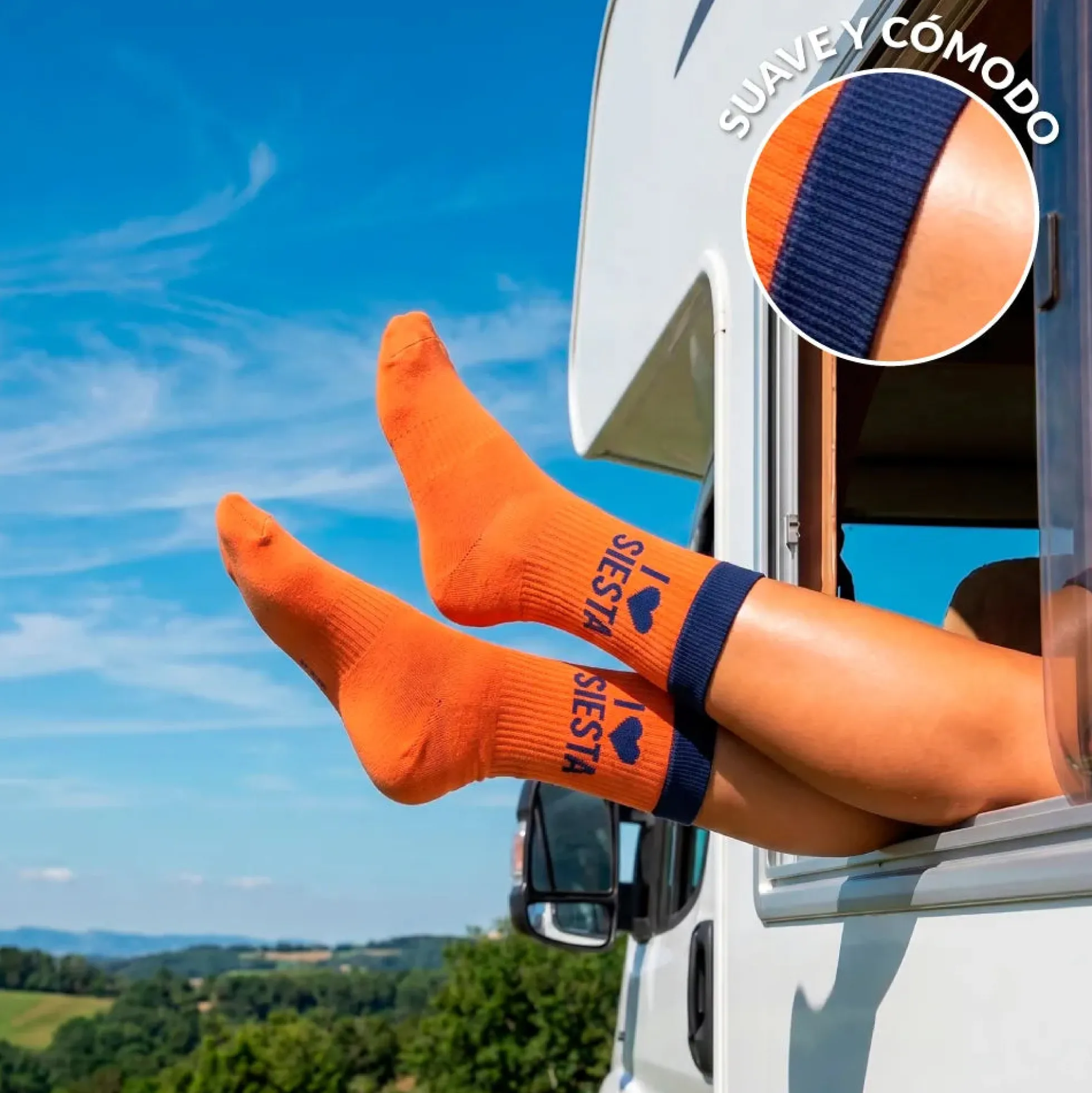 Calcetines Unisex “I love siesta”