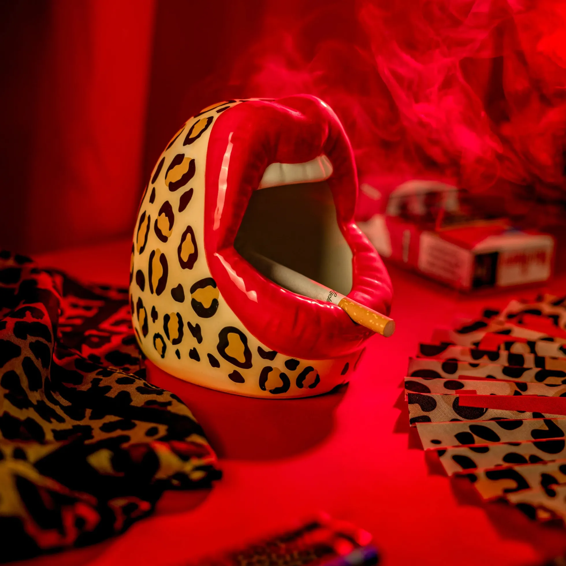 Cenicero boca “Leopardo”