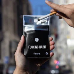 Cenicero portátil “Fucking habit” 3 unidades