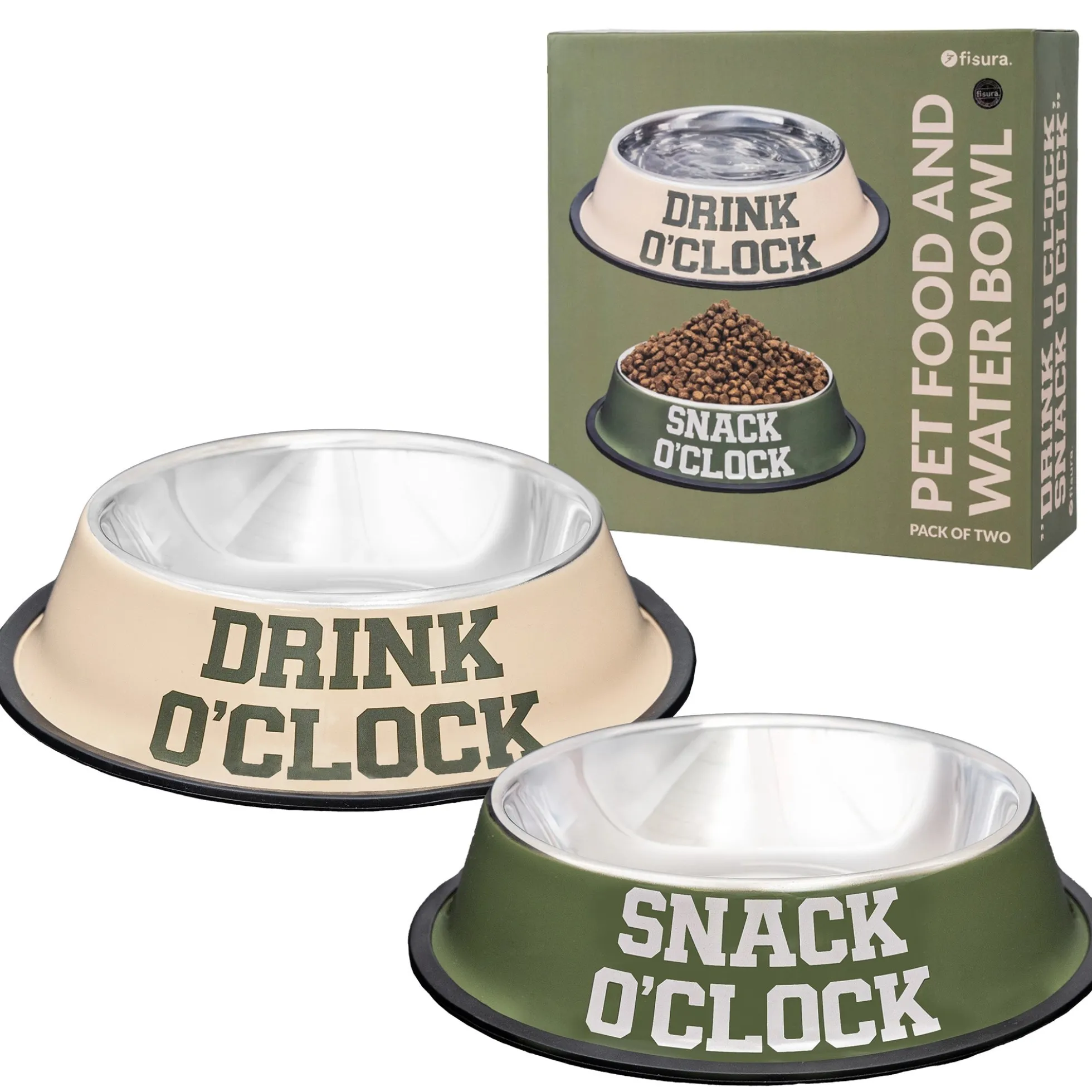 Comedero y bebedero “O’clock”