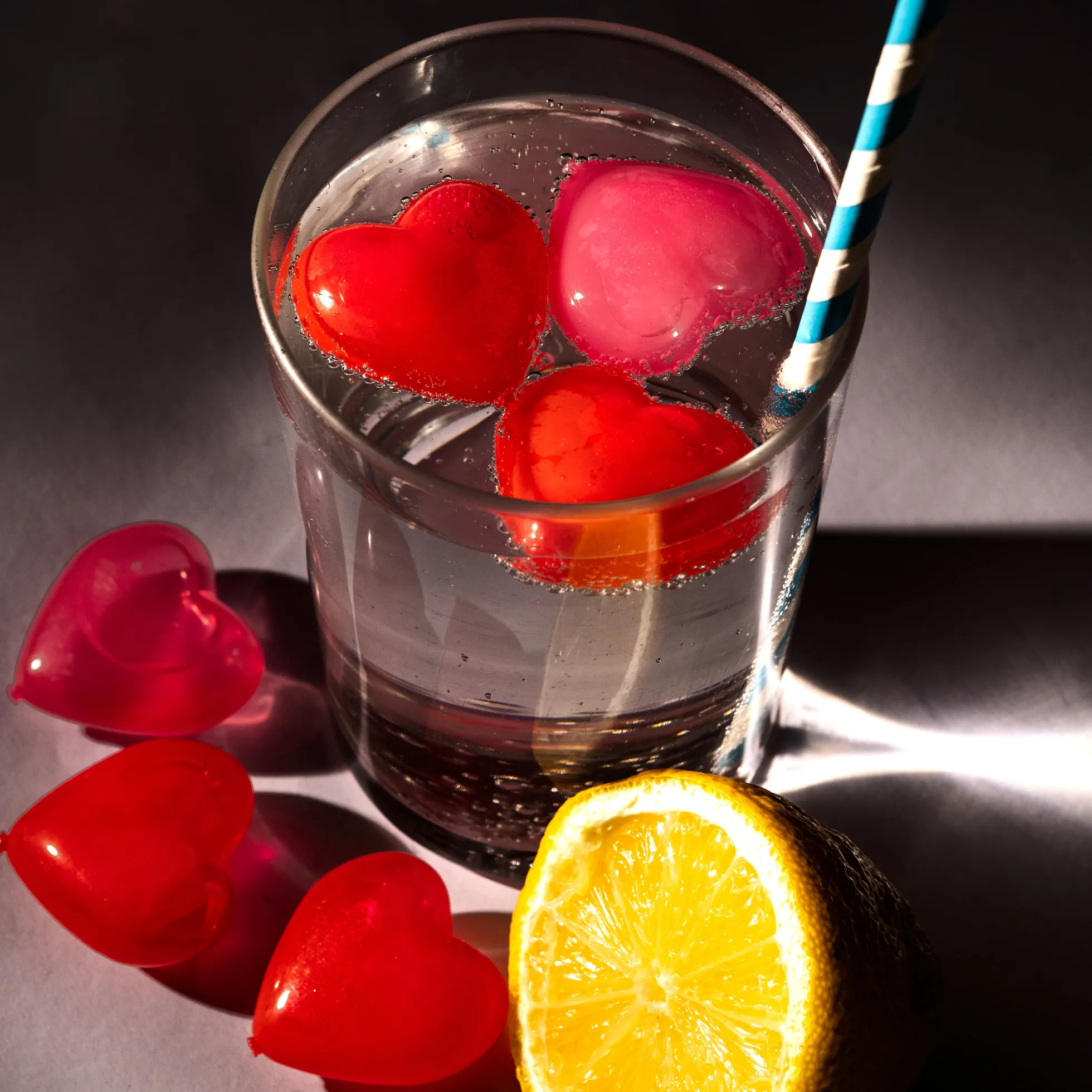 Cubitos de hielo “corazones” - 26 pcs