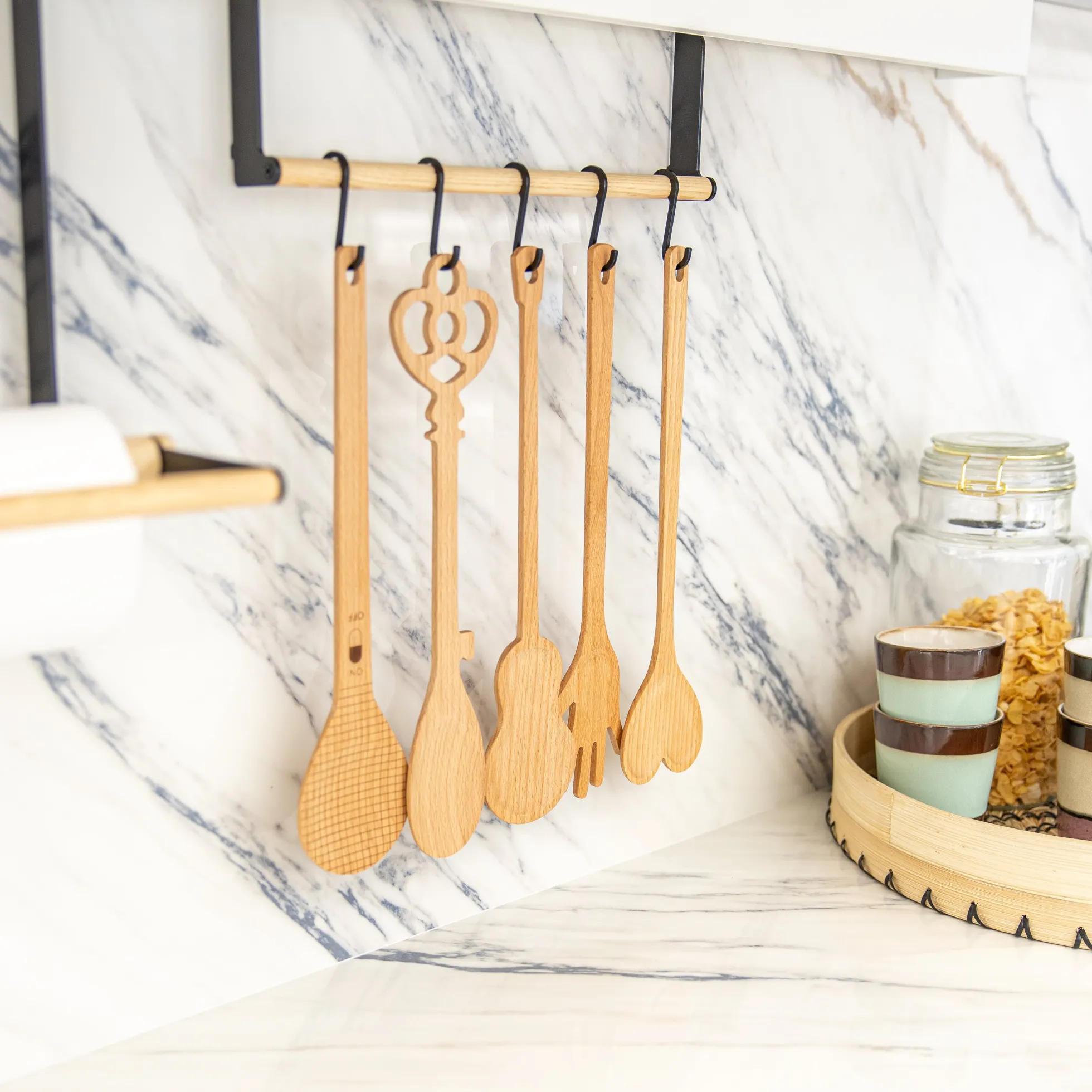 Cucharas de madera “llave castillo” (pack de 2)